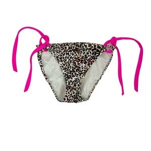 Victoria’s Secret leopard bikini bottom, bathing suit size medium